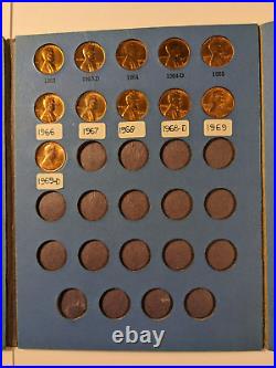 Lincoln Cent collection 1909-1969 140 coins all different dates and mint marks
