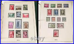 Lindner Belgium Album 1944-64, All Mint & Mint Nh Substantial Collection