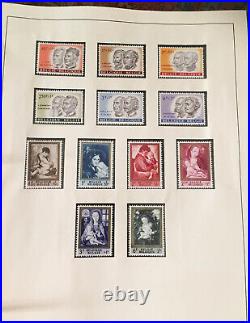 Lindner Belgium Album 1944-64, All Mint & Mint Nh Substantial Collection