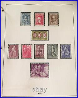 Lindner Belgium Album 1944-64, All Mint & Mint Nh Substantial Collection