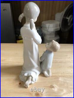 Lladro #4779 Teaching to Pray retired mint $220 value