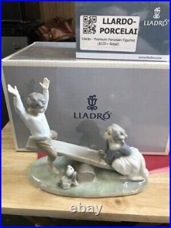 Lladro #4867 See-saw mint retired $440 value