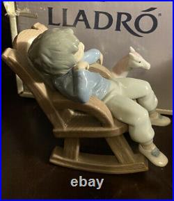 Lladro 5846 All Tuckered Out Retired! Original Grey Box Mint! L@@K