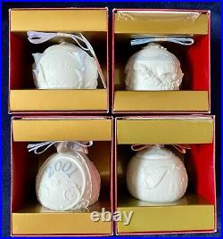 Lladro Christmas Bell & Ball Ornaments Huge Lot (16) with boxes, all NEW 1999-2006