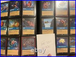 Lorcana First Chapter Collection. All Cards Near Mint. See Description Below