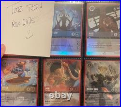 Lorcana First Chapter Collection. All Cards Near Mint. See Description Below