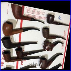 Lot 13 original vintage Estate Smoking Tobacco Pipes all used but nice