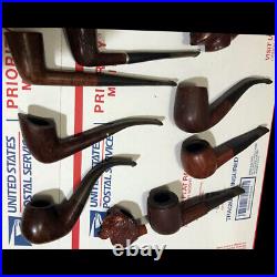 Lot 13 original vintage Estate Smoking Tobacco Pipes all used but nice