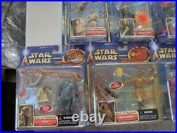 Lot 33 Star Wars Attack Of Clones Figs All Sealed In Orig Packs Includ 4 Deluxe