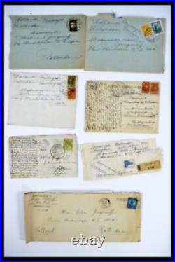 Lot 36536 Cover collection all world 1900-1945