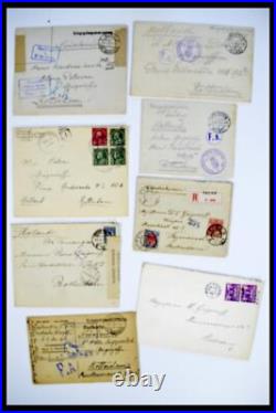 Lot 36536 Cover collection all world 1900-1945