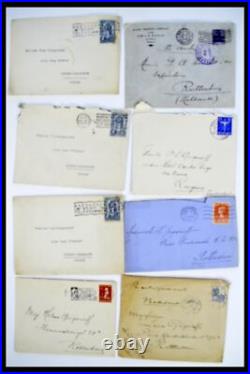 Lot 36536 Cover collection all world 1900-1945