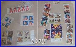 Lot -Hundreds NOS Collectible US Single Stamps & some sheets. All MNH $235 FV