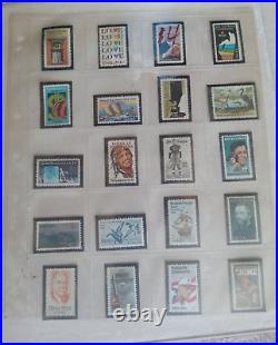 Lot -Hundreds NOS Collectible US Single Stamps & some sheets. All MNH $235 FV