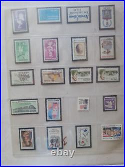 Lot -Hundreds NOS Collectible US Single Stamps & some sheets. All MNH $235 FV