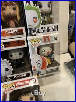 Lot Of 18 New Sealed Funko Pop Figures ALL HORROR MOVIES Pinhead Freddy Jason