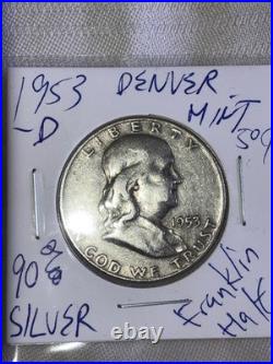 Lot Of 20-INSTANT COIN COLLECTION Franklin Silver Halves, Bicentennial Etc