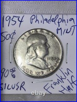 Lot Of 20-INSTANT COIN COLLECTION Franklin Silver Halves, Bicentennial Etc