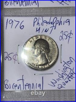 Lot Of 20-INSTANT COIN COLLECTION Franklin Silver Halves, Bicentennial Etc