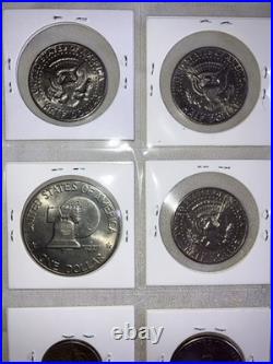 Lot Of 20-INSTANT COIN COLLECTION Franklin Silver Halves, Bicentennial Etc