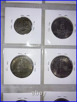 Lot Of 20-INSTANT COIN COLLECTION Franklin Silver Halves, Bicentennial Etc