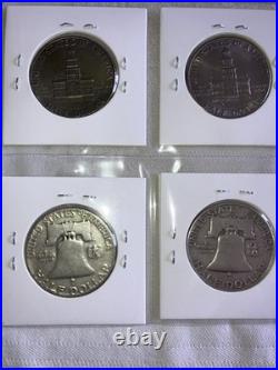 Lot Of 20-INSTANT COIN COLLECTION Franklin Silver Halves, Bicentennial Etc