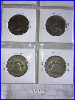 Lot Of 20-INSTANT COIN COLLECTION Franklin Silver Halves, Bicentennial Etc