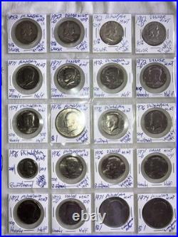 Lot Of 20-INSTANT COIN COLLECTION. SILVER, Bicentennial WW2, Etc