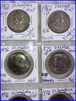 Lot Of 20-INSTANT COIN COLLECTION. SILVER, Bicentennial WW2, Etc