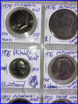 Lot Of 20-INSTANT COIN COLLECTION. SILVER, Bicentennial WW2, Etc