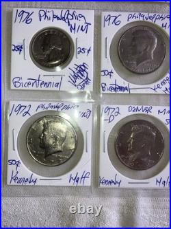 Lot Of 20-INSTANT COIN COLLECTION. SILVER, Bicentennial WW2, Etc