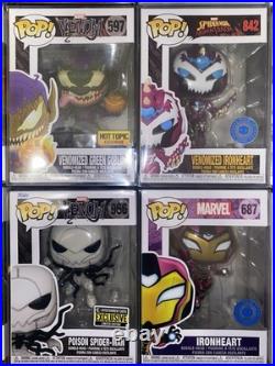 Lot Of 24 Marvel Funko Pops All Mint Condition Exclusive, Limited Edition, Chase