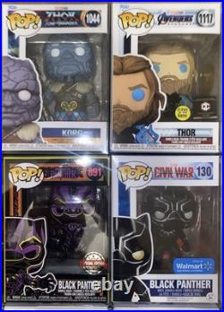 Lot Of 24 Marvel Funko Pops All Mint Condition Exclusive, Limited Edition, Chase
