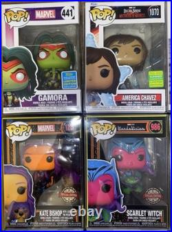Lot Of 24 Marvel Funko Pops All Mint Condition Exclusive, Limited Edition, Chase