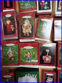 Lot Of 30 Santa Claus Related Hallmark Keepsake Ornaments All New In Boxes