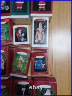 Lot Of 30 Santa Claus Related Hallmark Keepsake Ornaments All New In Boxes