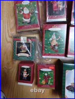 Lot Of 30 Santa Claus Related Hallmark Keepsake Ornaments All New In Boxes