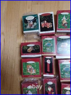 Lot Of 30 Santa Claus Related Hallmark Keepsake Ornaments All New In Boxes