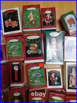 Lot Of 30 Santa Claus Related Hallmark Keepsake Ornaments All New In Boxes