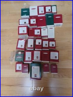 Lot Of 30 Santa Claus Related Hallmark Keepsake Ornaments All New In Boxes