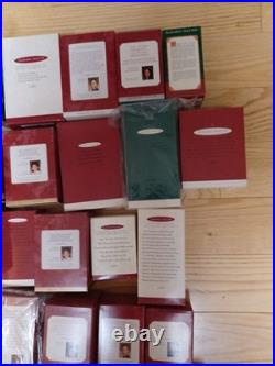Lot Of 30 Santa Claus Related Hallmark Keepsake Ornaments All New In Boxes