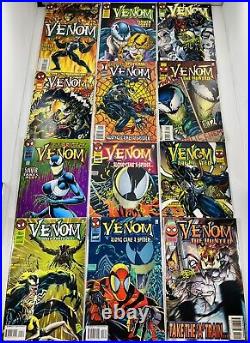 Lot Of 38 Venom Sinner Takes All #1-5 Set + 9 Mini Series / 1 Shots 1993-1996