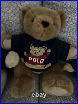 Lot Of 3 Polo Bear Plushies