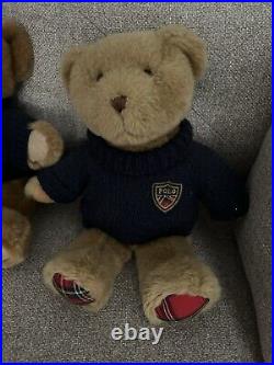 Lot Of 3 Polo Bear Plushies