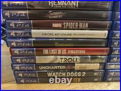 Lot Of 40 Playstation 4 Games All Great Condition PS4 Collection For Sale