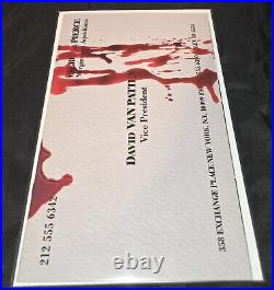 Lot Of 5 Comics American Psycho #1-5 Bruder Business Card Variants Complete Set