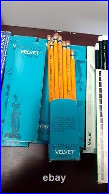 Lot Of 600 Vintage Venus Velvet Blue Band #2 2/3 All Purpose. Professional