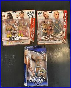 Lot Of 8 WWE Elite Collection Figures, Battle Packs Read