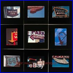 Lot Of 90 Neon Arrow Signs 1960s-1970 All 1 Amateur Photog Vtg 35mm Photo Slides