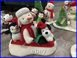 Lot Of 9 Hallmark, Animated/ Musical Christmas Plush All Tested & Work Clean